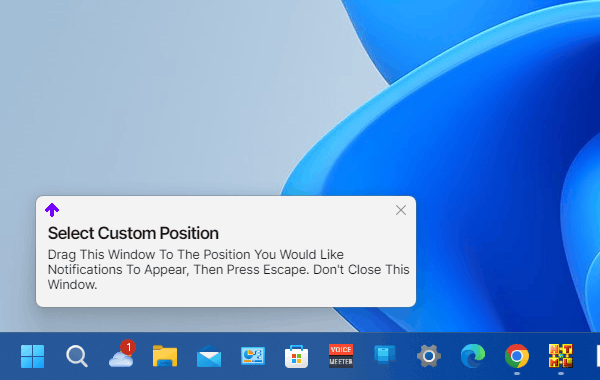 Select Custom Position