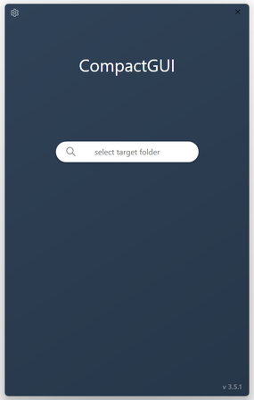 CompactGUI スクリーンショット