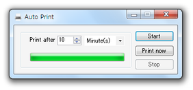Auto Print スクリーンショット