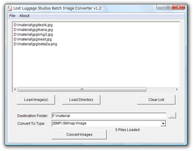Batch Image Converter スクリーンショット