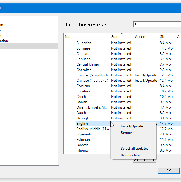 複数の言語を認識させることも可能