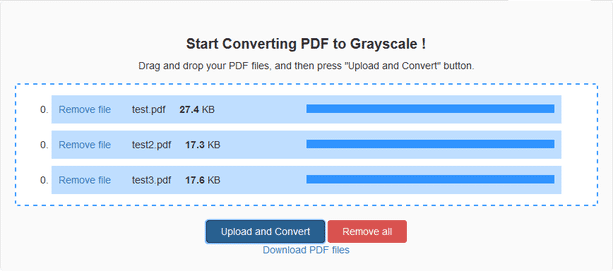 「Download PDF Files」というリンクをクリックする